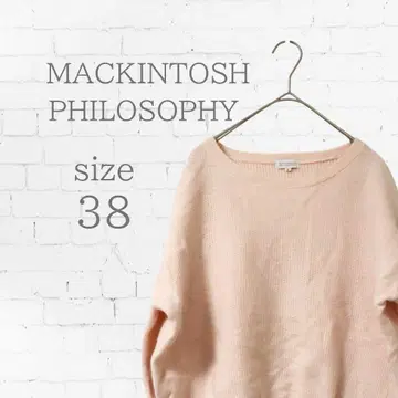 MACKINTOSH PHILOSOPHY 핑크 스웨터 38 심플