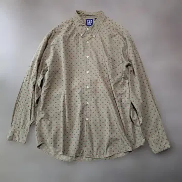 90년대 GAP 올드갭 패턴 셔츠 버튼 다운 셔츠 L