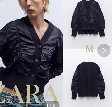 [ ZARA ] 네이비 가디건 M 사이즈