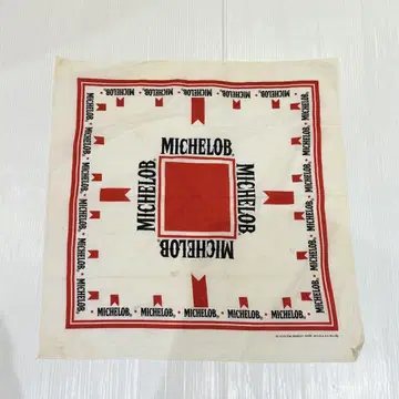 NOS 70s 80s MICHELOB 빈티지 반다나 빈티지