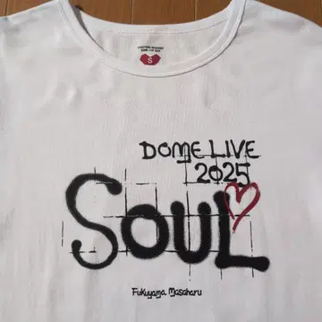 후쿠야마 마사히로 DOME LIVE 2025 티셔츠 S
