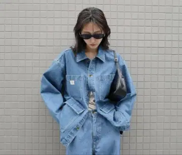 searoomlynn 데님 커버올 자켓