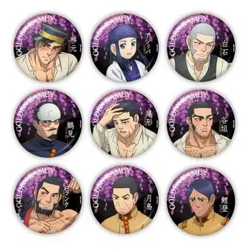 [컴플리트] 골든 카무이 벚꽃 축제 캔뱃지 9종류