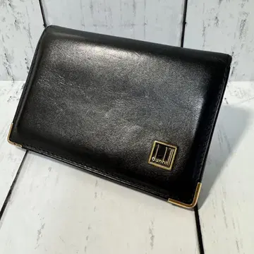 dunhill 던힐 명함지갑 블랙 가죽