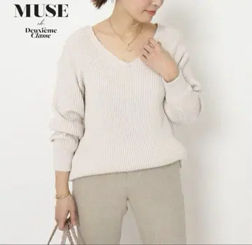 DEUXIEME CLASSE 코드 릴리 V넥 풀오버