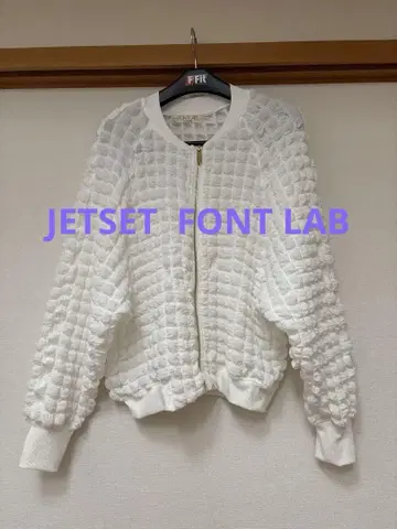 새상품급 JETSET FONTLAB 모코모코 블루종 화이트