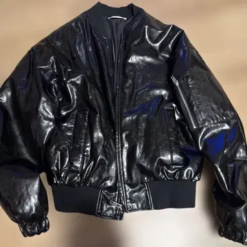 ZARA 블랙 봄버 자켓 M
