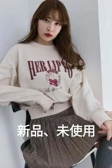 클래식 체리 스웨트셔츠 새상품