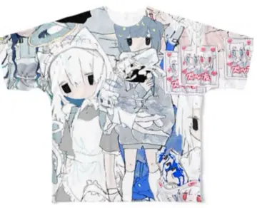 에구에구 오토에구치 씨 XL 풀 그래픽 티셔츠 suzuri 천사계 패션