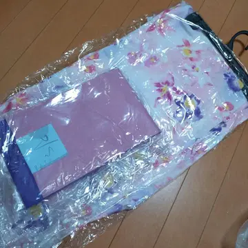 Rady 유카타 오비 세트 꽃무늬 핑크 보라색