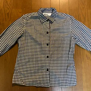 MHL. 체크 무늬 긴팔 셔츠