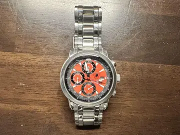 작동품 토니노 람보르기니 손목시계 레드/블랙 크로노그래프