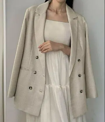 Louere 린넨 라이크 셔츠 자켓