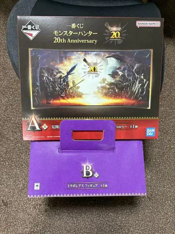 몬헌 제일복권 20th Anniversary 피규어 세트 A B