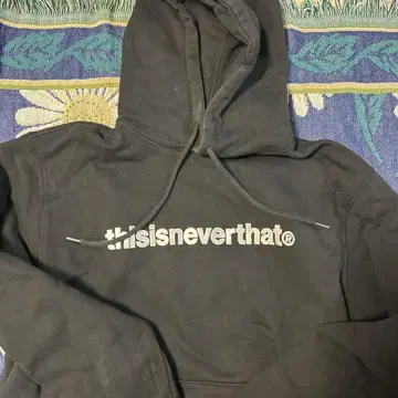 thisisneverthat 블랙 후드티