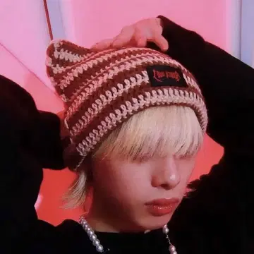 LOVE KILLER 고양이 귀 니트 모자 캣 비니