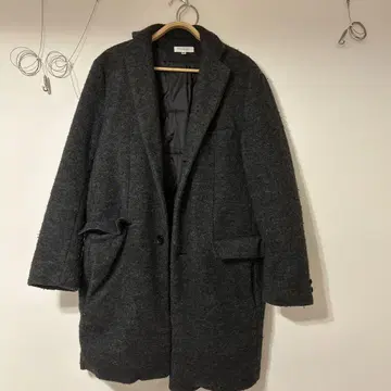 다크 그레이 다운 체스터 코트