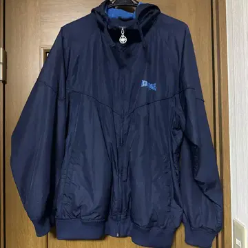 LONSDALE 네이비 후드 부착 자켓 M