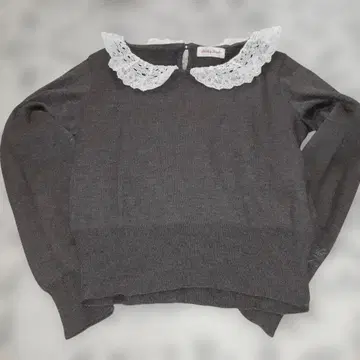 셜리 템플 레이스 칼라 니트