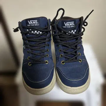 VANS V2204 25.5 마그나 사이드 지퍼 네이비 하이컷