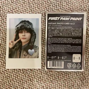 FIRST PAW PRINT 인스턴트 포토 카드 ver.2 친필 사인