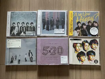 ARASHI 앨범 6장 세트 미개봉 새상품
