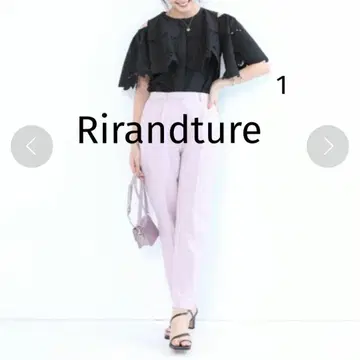 새상품급 택 있음 [Rirandture] 1 자수 케이프풍 블라우스