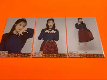 오구리 유이 AKB48 랜덤 브로마이드 쇼와풍 의상 ver 3종 컴프
