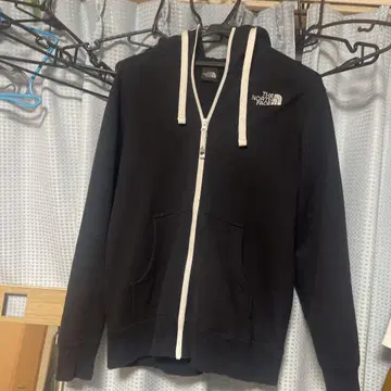 THE NORTH FACE 블랙 후드티 풀 집업