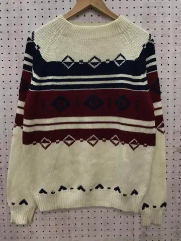 대만제 구제 의류 JCPenney 아가일 무늬 자카드 니트 스웨터