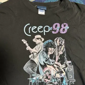 Creep 98 그래픽 T셔츠 블랙