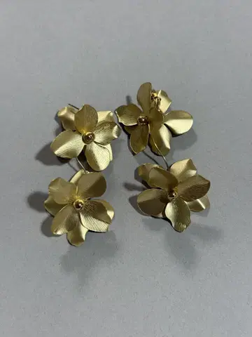 b.accessory 프리지아 골드 브라이덜 귀걸이