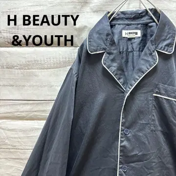 H BEAUTY&YOUTH 코튼 파자마 셔츠