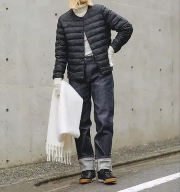 퍼프 테크 컴팩트 자켓 XL 블랙