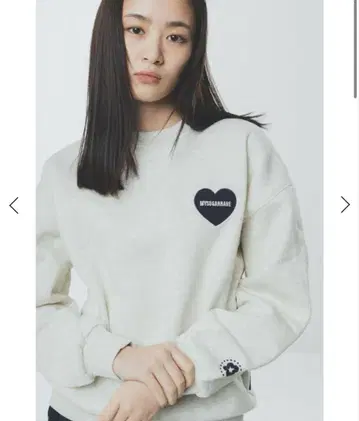 My Sugar Babe 패치 하트 로고 스웨트