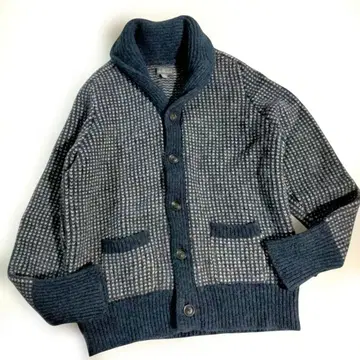 초레어 바즈아이 엘엘빈 니트 가디건 숄카라 L