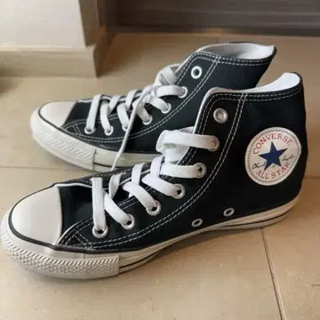 [ 100주년 한정판 ] CONVERSE 하이컷 스니커즈 블랙