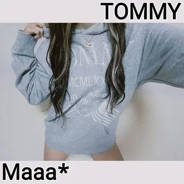 TOMMY 귀여운 로고 후드티