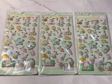 [ 미개봉 새상품 ] 모자 꽁지 드롭 씰 포차코 3세트