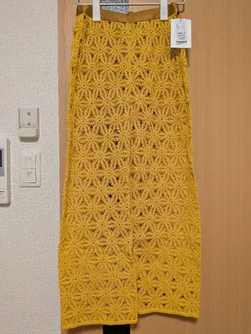 크로셰 레이스 스트레이트 팬츠 MACPHEE 투모로우랜드 size 34