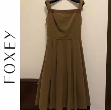 가을 상품 FOXEY 폭시 뉴욕 38 코코아 브라운 원피스