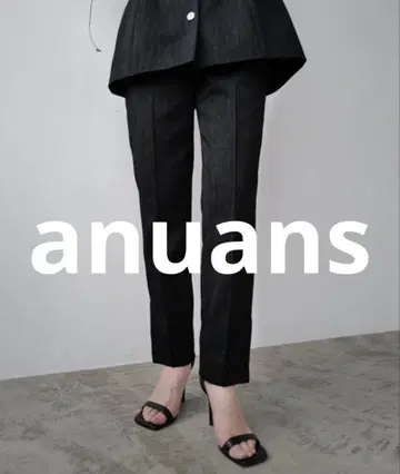 새상품급 anuans 팬츠 MEDIUM 블랙 여성용