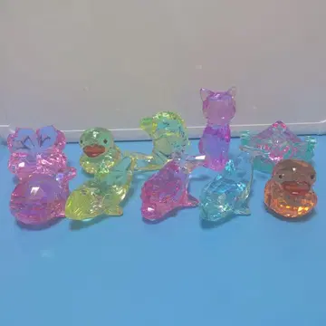크리스탈 동물 피규어 세트