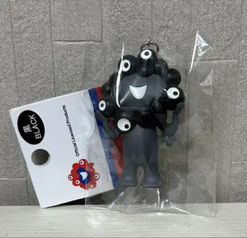 [신상품] 참 포함 블랙 미야쿠미야쿠 입체 키링 PVC