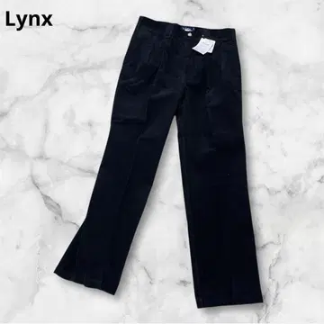 택 포함 새상품 Lynx USA 여성 팬츠 치노 팬츠 블랙 85cm
