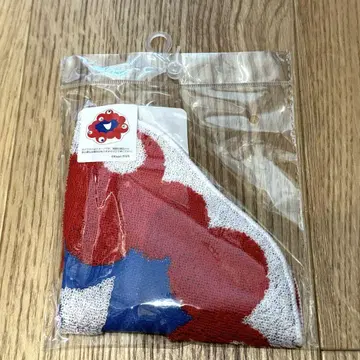 만박 미야쿠미야쿠 손수건 미니 타월 다이컷 빨파 빨간색 파랑