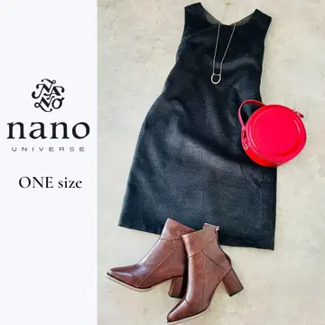 nano universe 원피스 그레이 타이트라인 고급 실루엣