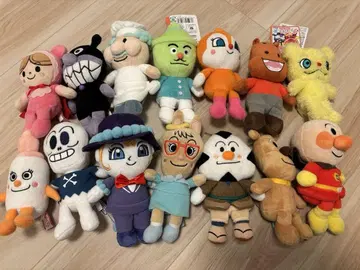 호빵맨 봉제 인형 프리치 콩 호빵맨