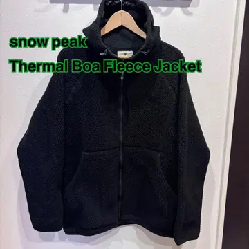 스노우피크 써멀 보아 플리스 재킷 후드티