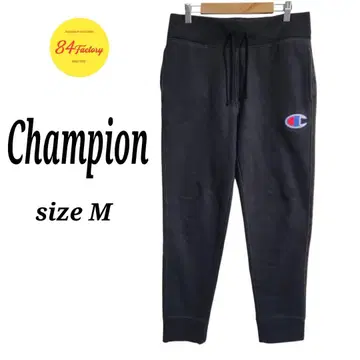 Champion 스웨트 팬츠 저리 자수 눈알 로고 남성용 M